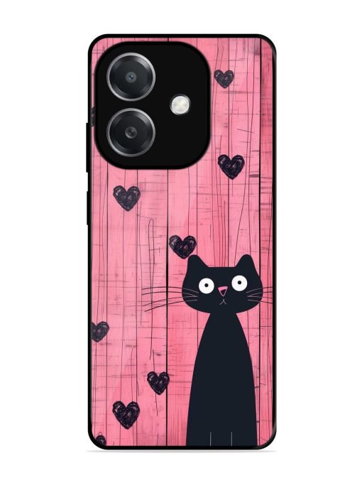 Feline Valentine'S Day Glossy Soft Edge Case for Oppo A3X (5G)