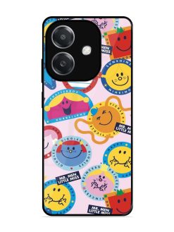 Whimsical Mr. Men & Little Miss Glossy Soft Edge Case for Oppo A3X (5G)