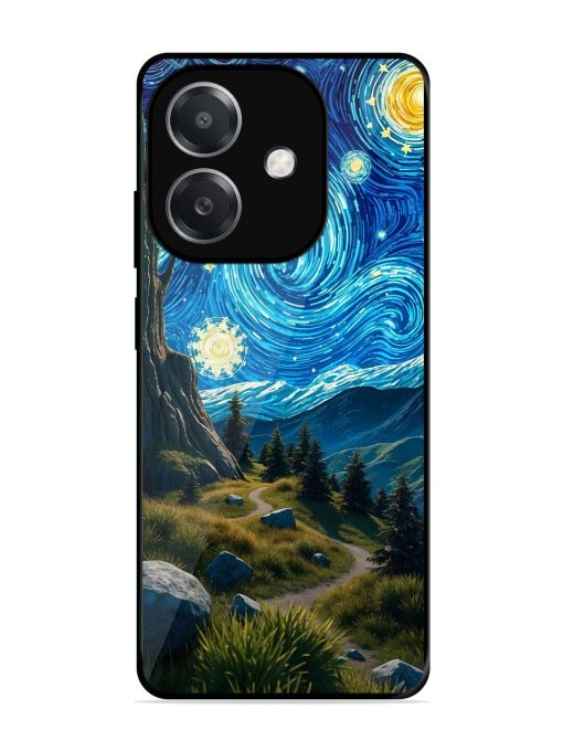 Starry Night In The Shire Glossy Soft Edge Case for Oppo A3X (5G)