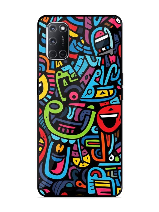 Doodlephoria Glossy Soft Edge Case for Oppo A52