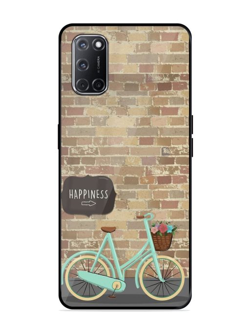 Pedaling Towards Happiness Glossy Soft Edge Case for Oppo A52