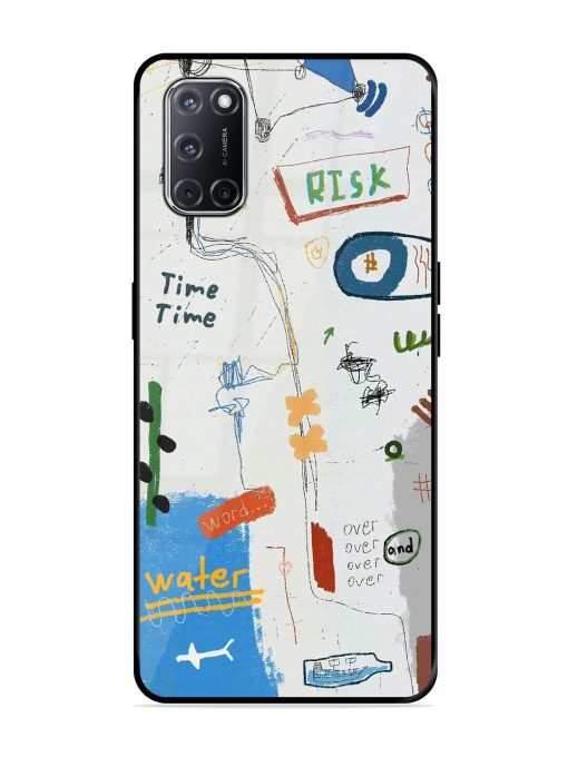 Mind Map Madness Glossy Soft Edge Case for Oppo A52