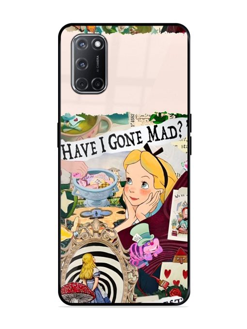 Mad Hatter'S Collage Glossy Soft Edge Case for Oppo A52