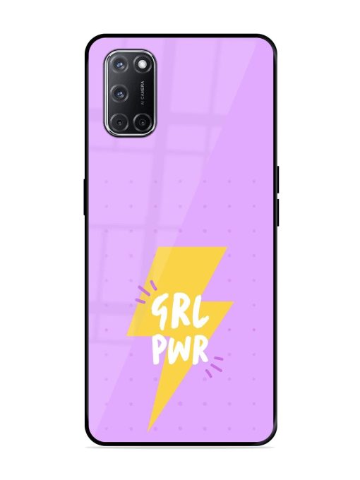 Girl Power Spark Glossy Soft Edge Case for Oppo A52