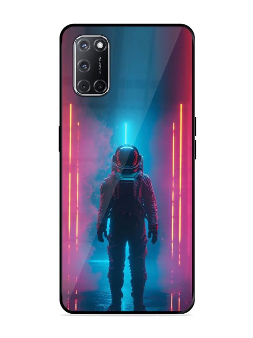 Neon Astronaut Glossy Soft Edge Case for Oppo A52