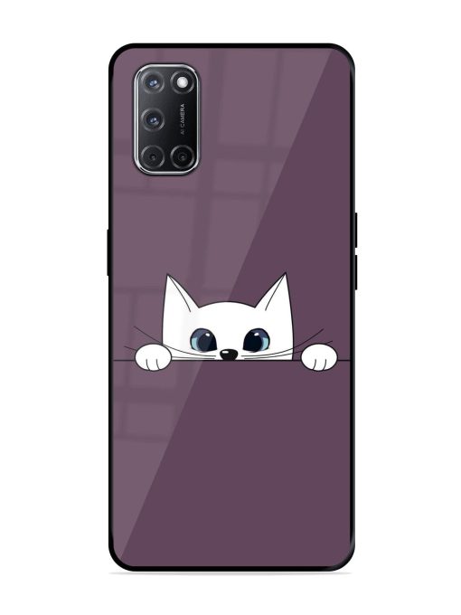 Peek-A-Boo Kitty Glossy Soft Edge Case for Oppo A52