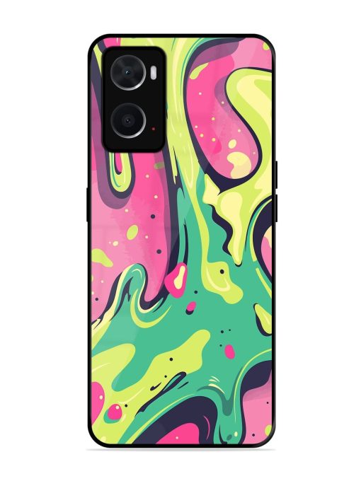 Gooey Grooves Glossy Soft Edge Case for Oppo A76