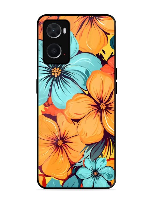 Tropical Bloom Glossy Soft Edge Case for Oppo A76