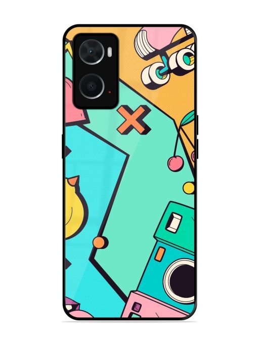 Retro Remix Glossy Soft Edge Case for Oppo A76