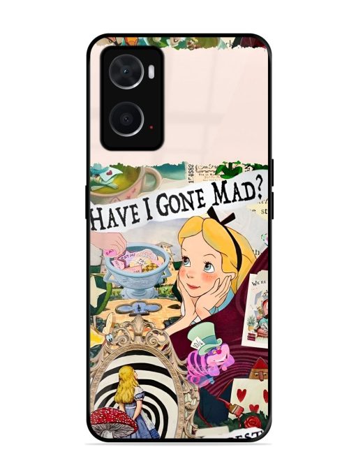 Mad Hatter'S Collage Glossy Soft Edge Case for Oppo A76