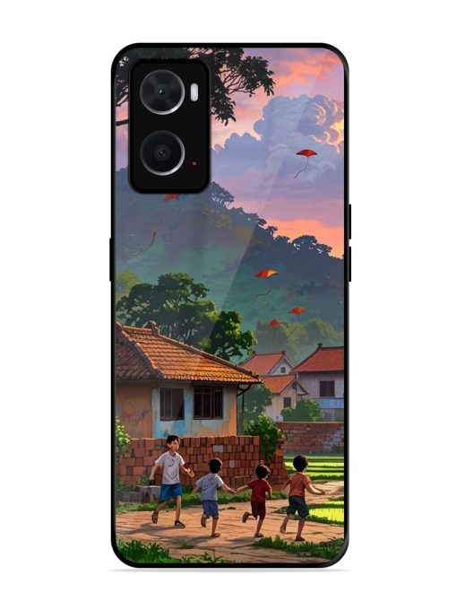 Sunset Play Glossy Soft Edge Case for Oppo A76