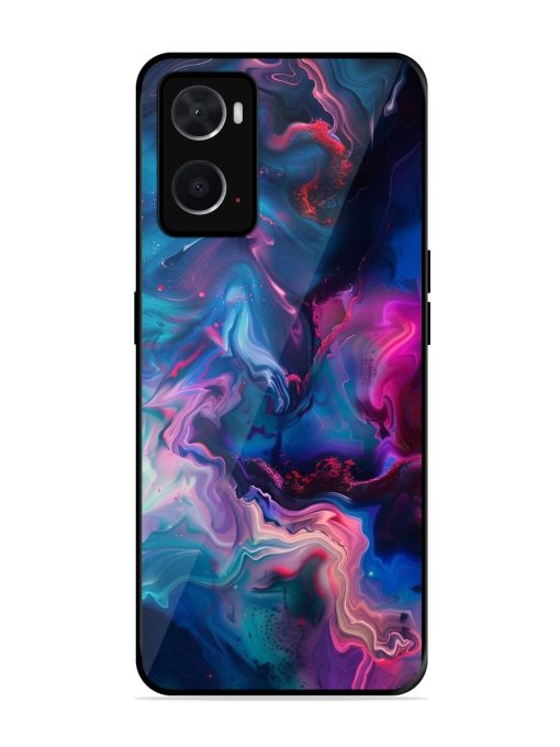 Cosmic Swirl Glossy Soft Edge Case for Oppo A76