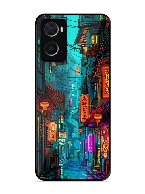 Neon Nightscape Glossy Soft Edge Case for Oppo A76