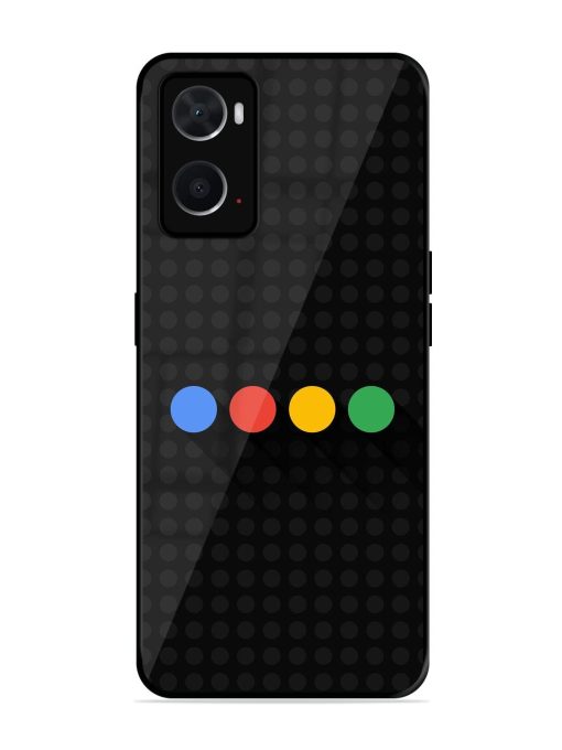 Google Dots Glossy Soft Edge Case for Oppo A76