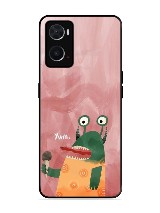 Hungry Monster Glossy Soft Edge Case for Oppo A76