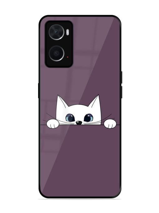 Peek-A-Boo Kitty Glossy Soft Edge Case for Oppo A76