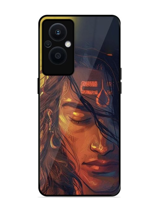 Tranquil Shiva Glossy Soft Edge Case for Oppo F21 Pro (5G)