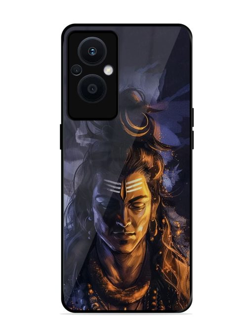 Lord Shiva Glossy Soft Edge Case for Oppo F21 Pro (5G)