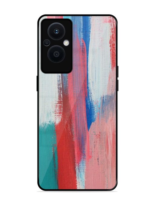 Colorful Chaos Glossy Soft Edge Case for Oppo F21 Pro (5G)