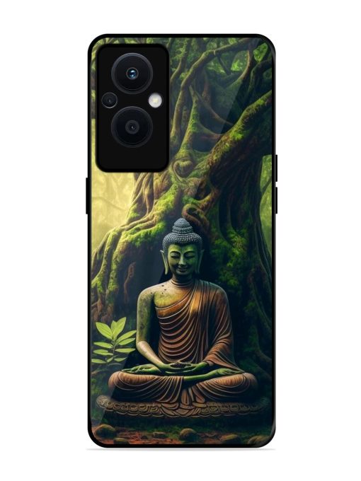 Green Buddha Art Glossy Soft Edge Case for Oppo F21 Pro (5G)