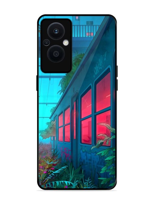 Urban Jungle Glossy Soft Edge Case for Oppo F21 Pro (5G)