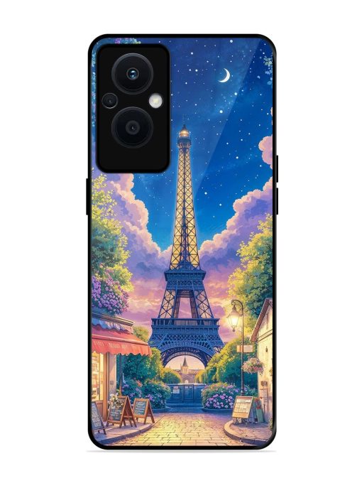 Twilight In Paris Glossy Soft Edge Case for Oppo F21 Pro (5G)