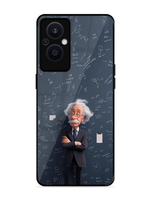 Albert Einstein Glossy Soft Edge Case for Oppo F21 Pro (5G)