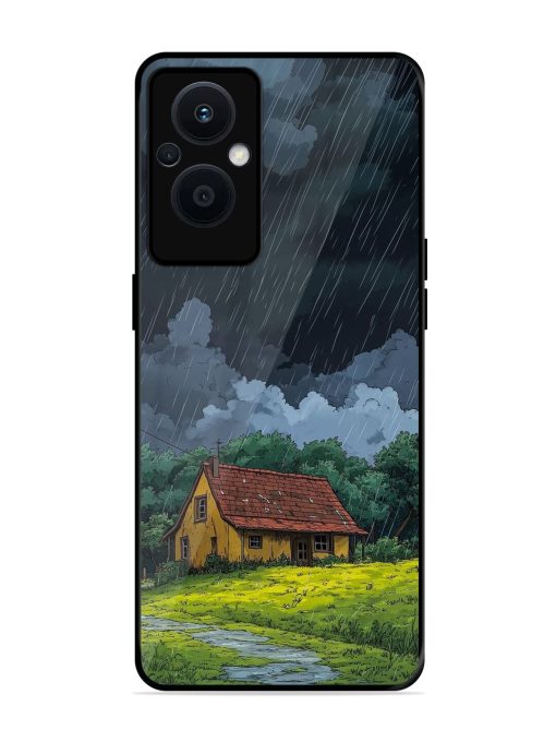 Rainy Day Retreat Glossy Soft Edge Case for Oppo F21 Pro (5G)