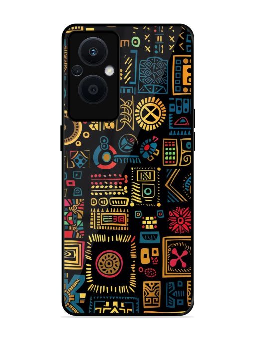 Tribal Tapestry Glossy Soft Edge Case for Oppo F21 Pro (5G)