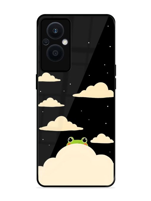 Froggy Night Sky Glossy Soft Edge Case for Oppo F21 Pro (5G)