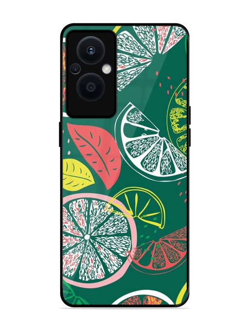 Citrus Symphony Glossy Soft Edge Case for Oppo F21 Pro (5G)