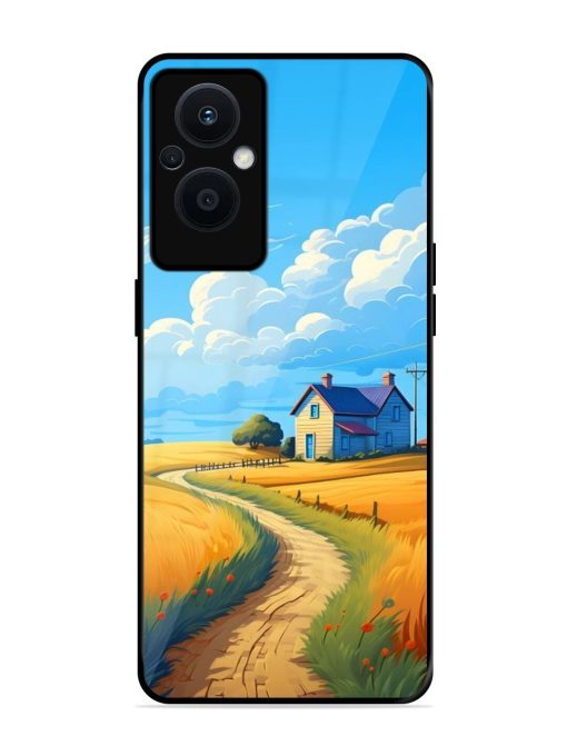 Countryside Cottage Glossy Soft Edge Case for Oppo F21 Pro (5G)