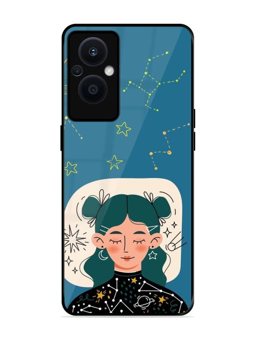 Cosmic Daydreamer Glossy Soft Edge Case for Oppo F21 Pro (5G)