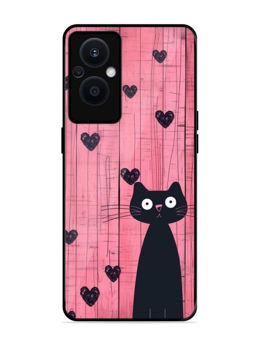 Feline Valentine'S Day Glossy Soft Edge Case for Oppo F21 Pro (5G)