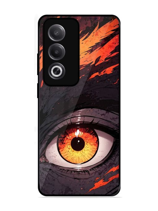 Inferno Gaze Glossy Soft Edge Case for Oppo K12X (5G)