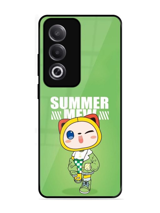 Purrfect Summer Glossy Soft Edge Case for Oppo K12X (5G)