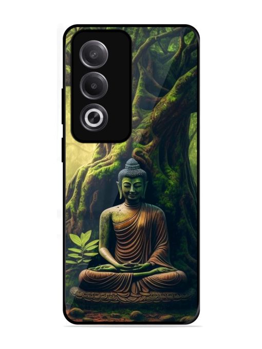 Green Buddha Art Glossy Soft Edge Case for Oppo K12X (5G)