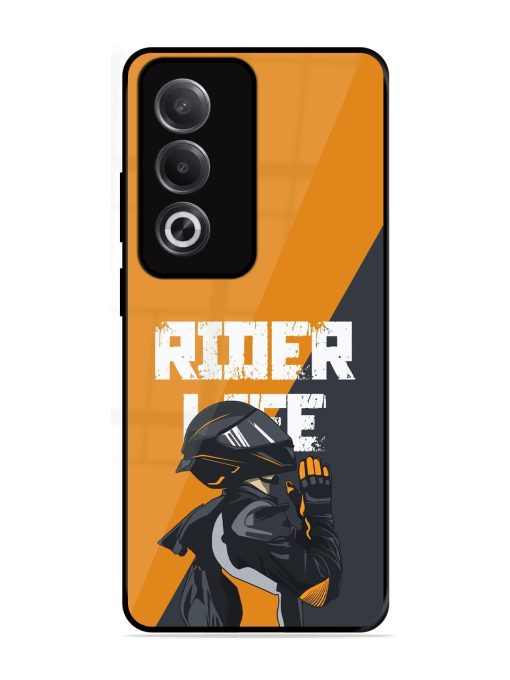 Ride Never Ends Glossy Soft Edge Case for Oppo K12X (5G)