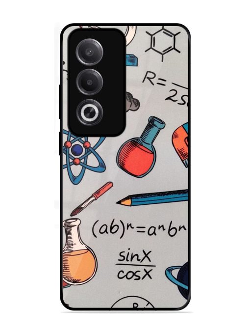 Science Doodle Glossy Soft Edge Case for Oppo K12X (5G)