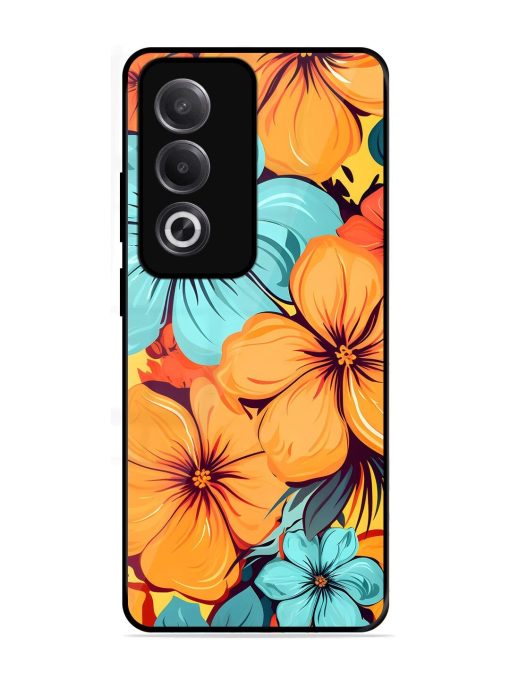 Tropical Bloom Glossy Soft Edge Case for Oppo K12X (5G)