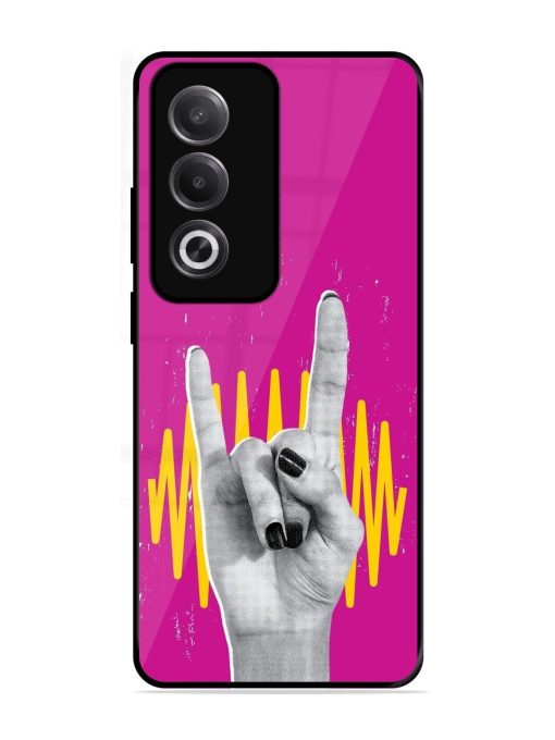 Rock Hand Glossy Soft Edge Case for Oppo K12X (5G)