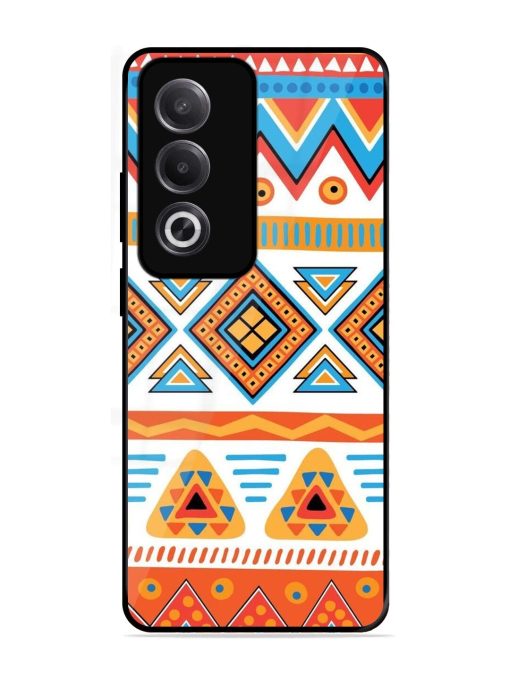 Vibrant Tribal Pattern Glossy Soft Edge Case for Oppo K12X (5G)