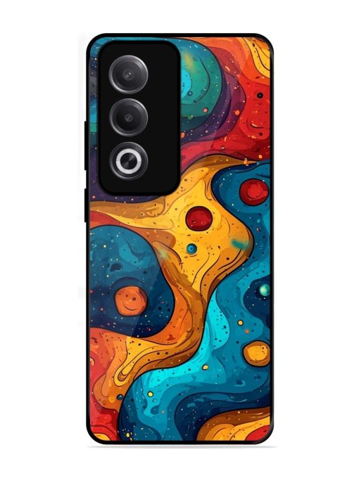 Cosmic Swirl Glossy Soft Edge Case for Oppo K12X (5G)
