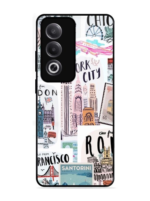 Travelogue Glossy Soft Edge Case for Oppo K12X (5G)