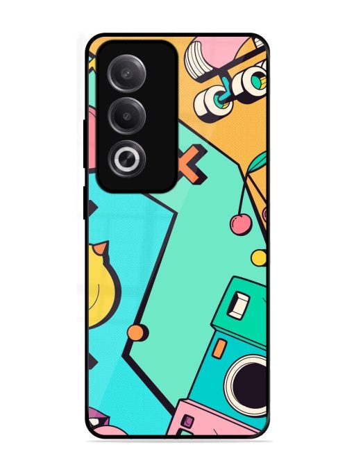 Retro Remix Glossy Soft Edge Case for Oppo K12X (5G)