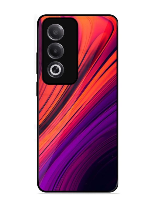 Crimson Curls Glossy Soft Edge Case for Oppo K12X (5G)