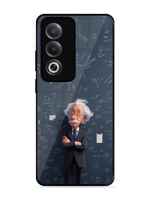 Albert Einstein Glossy Soft Edge Case for Oppo K12X (5G)