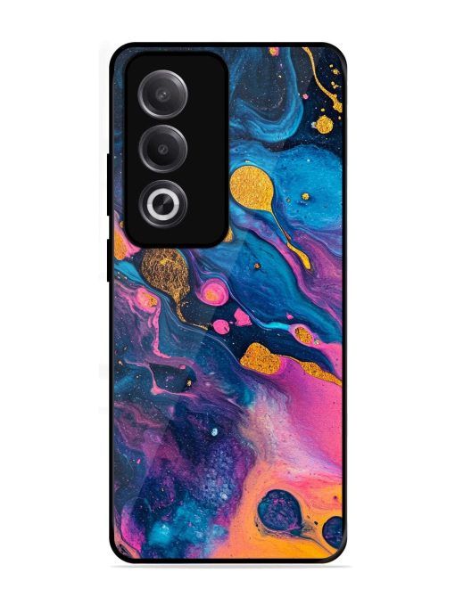 Cosmic Swirl Glossy Soft Edge Case for Oppo K12X (5G)