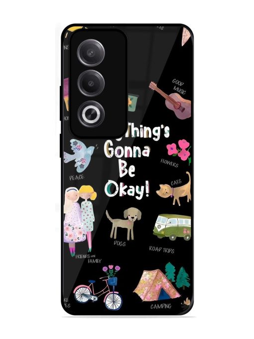 Everything'S Gonna Be Okay Glossy Soft Edge Case for Oppo K12X (5G)