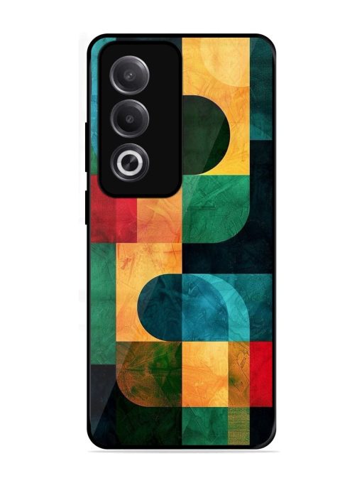 Geometric Harmony Glossy Soft Edge Case for Oppo K12X (5G)
